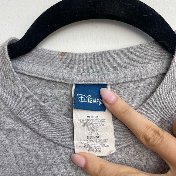 Disney Womens Goofy Florida Vintage Tee Mickey Mouse Graphic T-Shirt Gray Medium - Picture 5 of 8